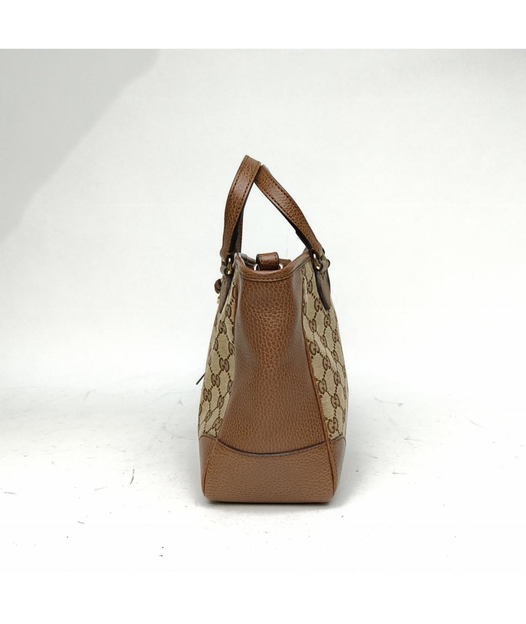 GUCCI Коричневая кожаная сумка через плечо, фото 3