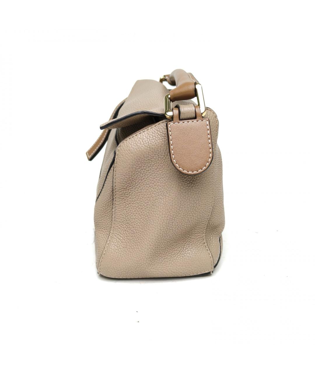 LOEWE Серая кожаная сумка через плечо, фото 4