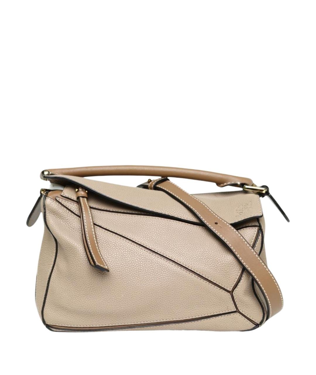 LOEWE Серая кожаная сумка через плечо, фото 1