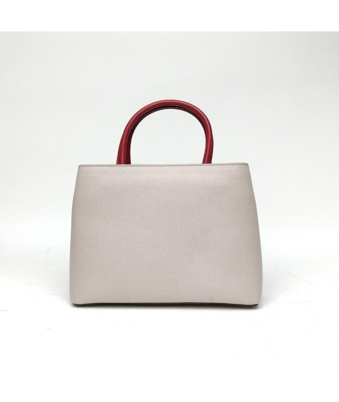 FENDI Серая кожаная сумка через плечо, фото 4