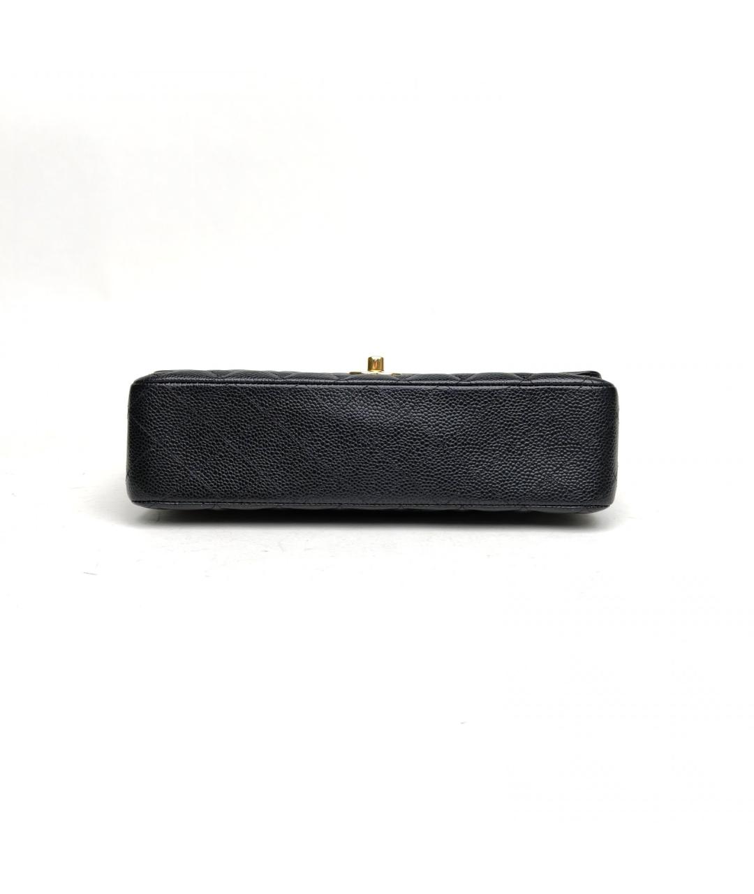 CHANEL Черная кожаная сумка через плечо, фото 6