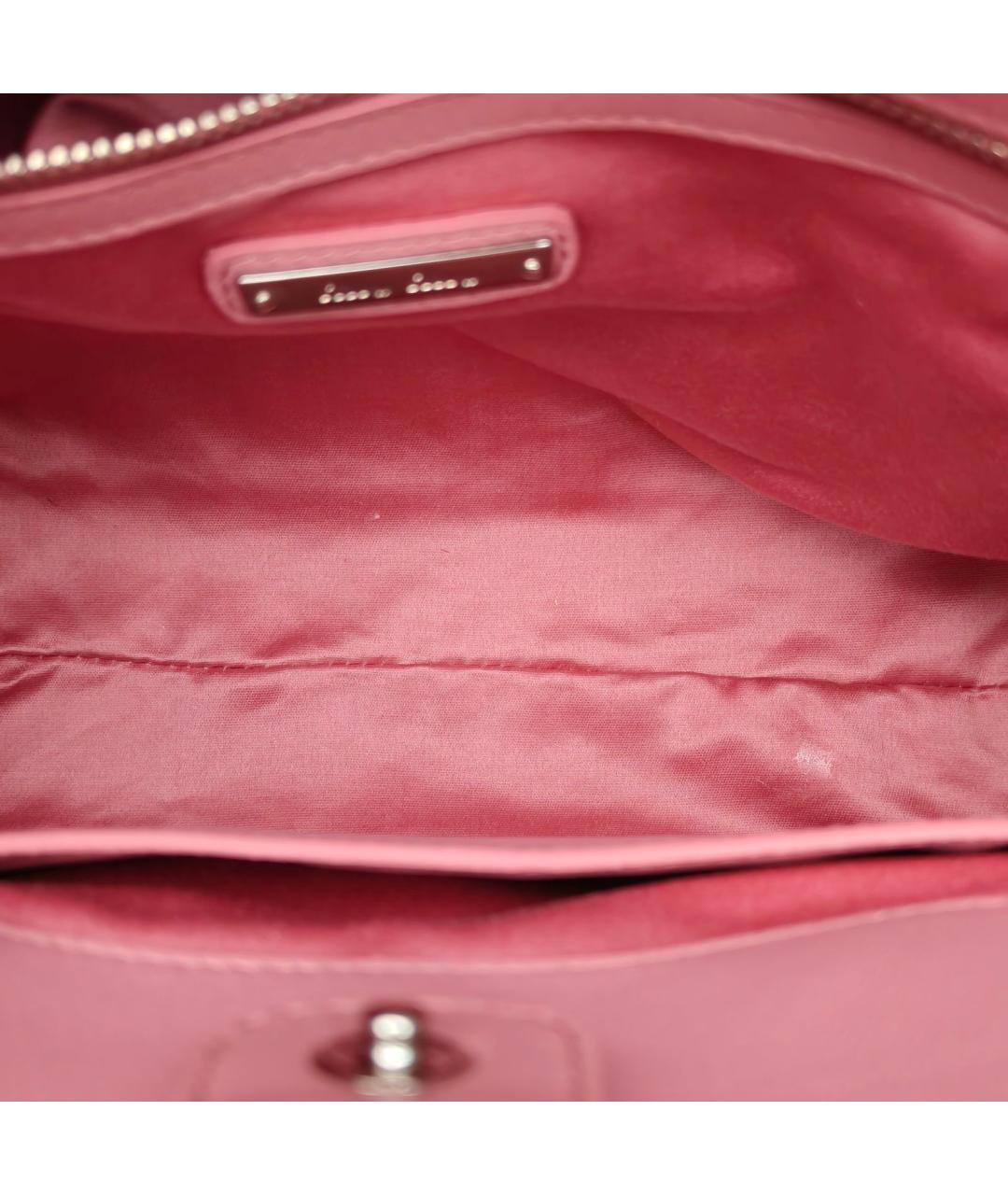 MIU MIU Розовая кожаная сумка с короткими ручками, фото 7