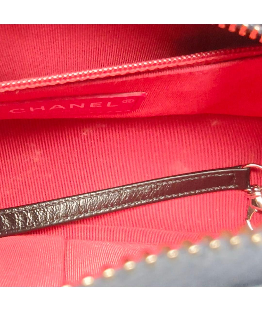 CHANEL Синяя кожаная сумка через плечо, фото 6