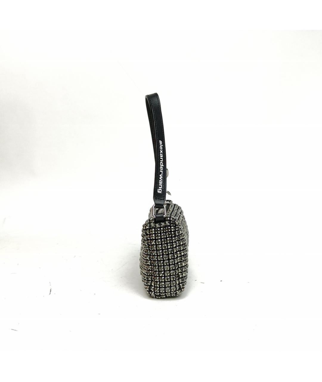 ALEXANDER WANG Серебряная сумка через плечо, фото 3