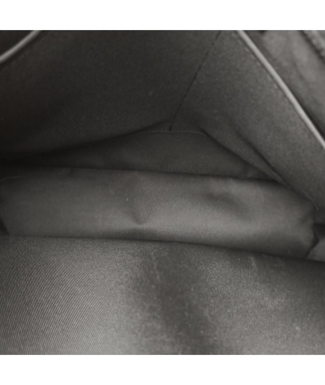 LOUIS VUITTON Черная кожаная сумка через плечо, фото 7