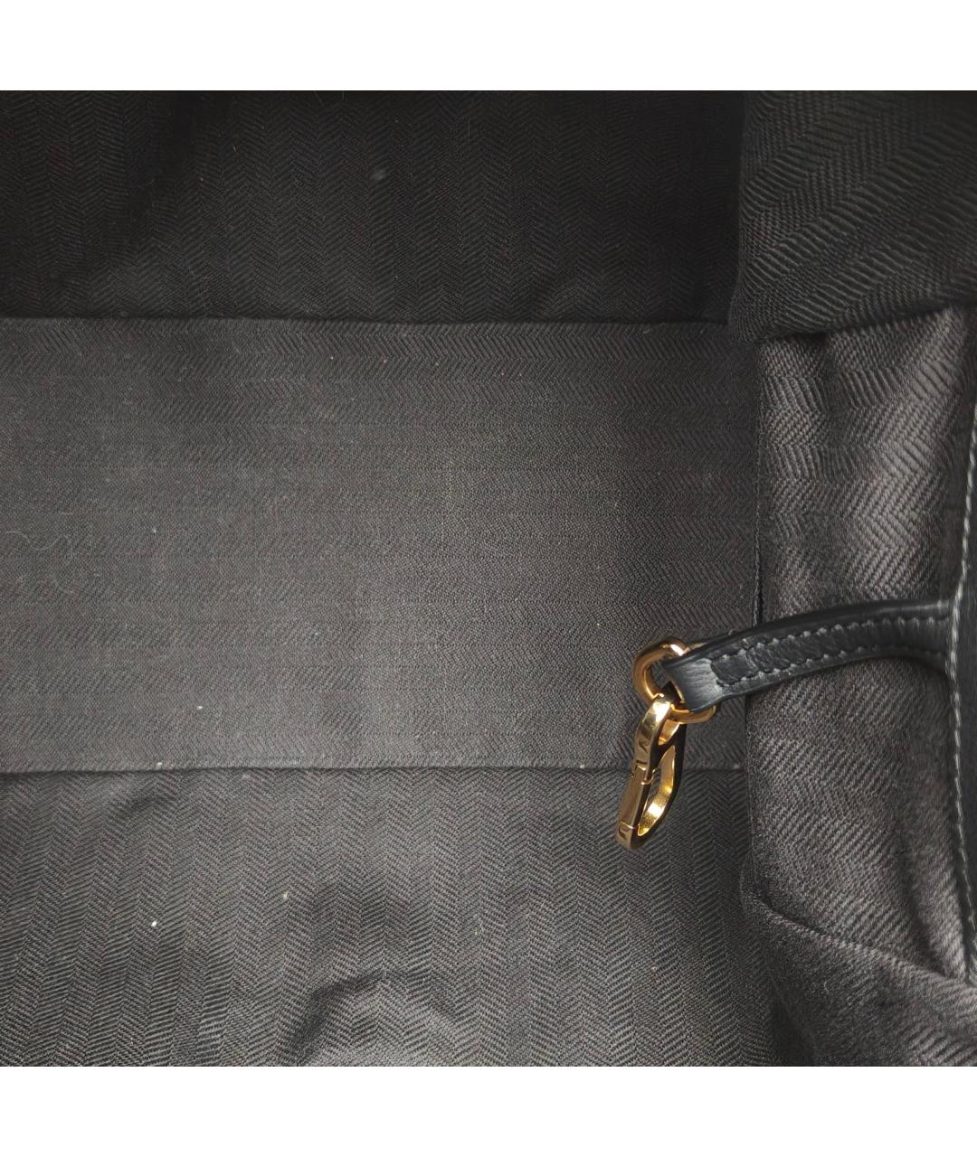 LOEWE Темно-синяя кожаная сумка через плечо, фото 6