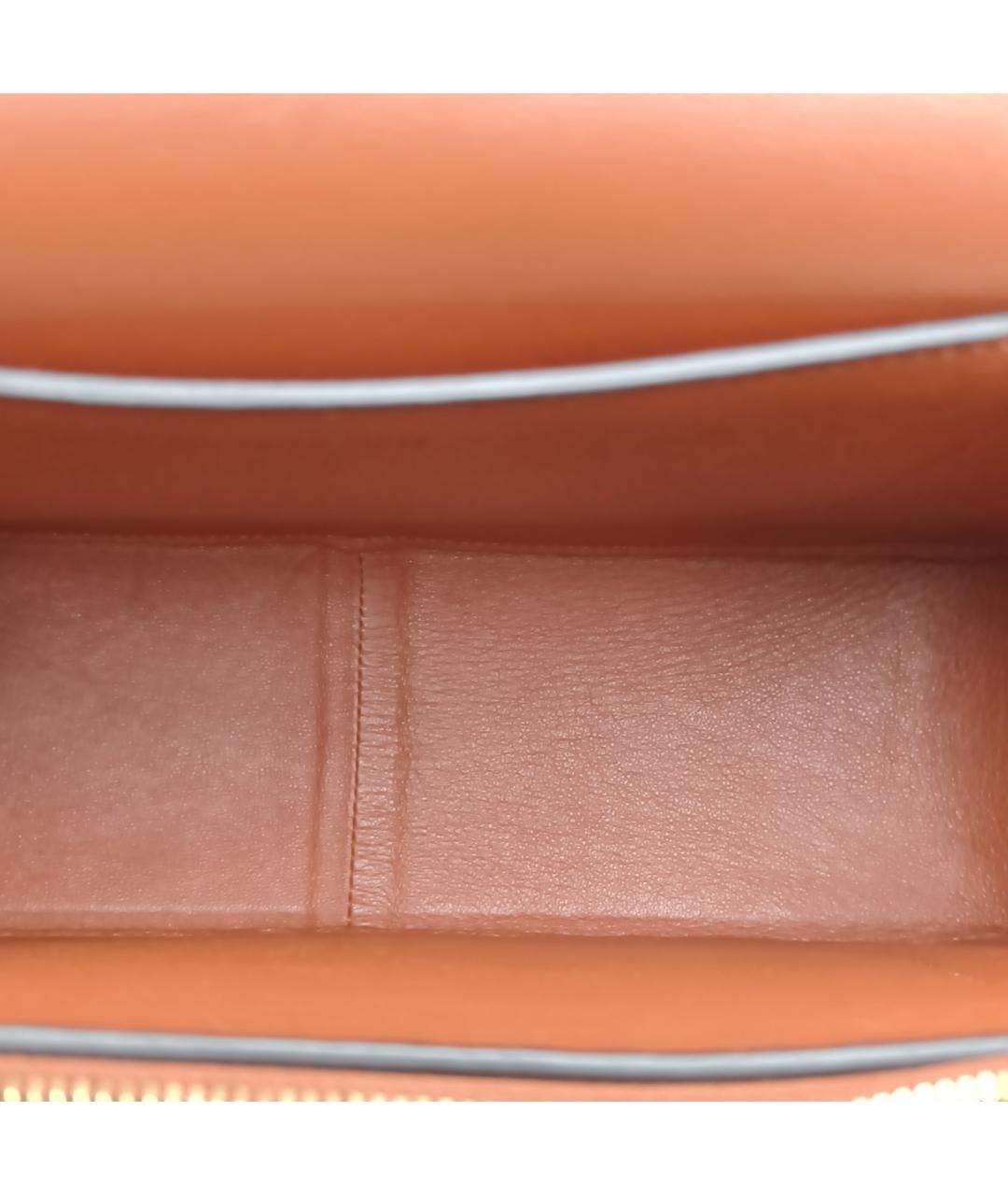 CELINE Коричневая кожаная сумка через плечо, фото 7