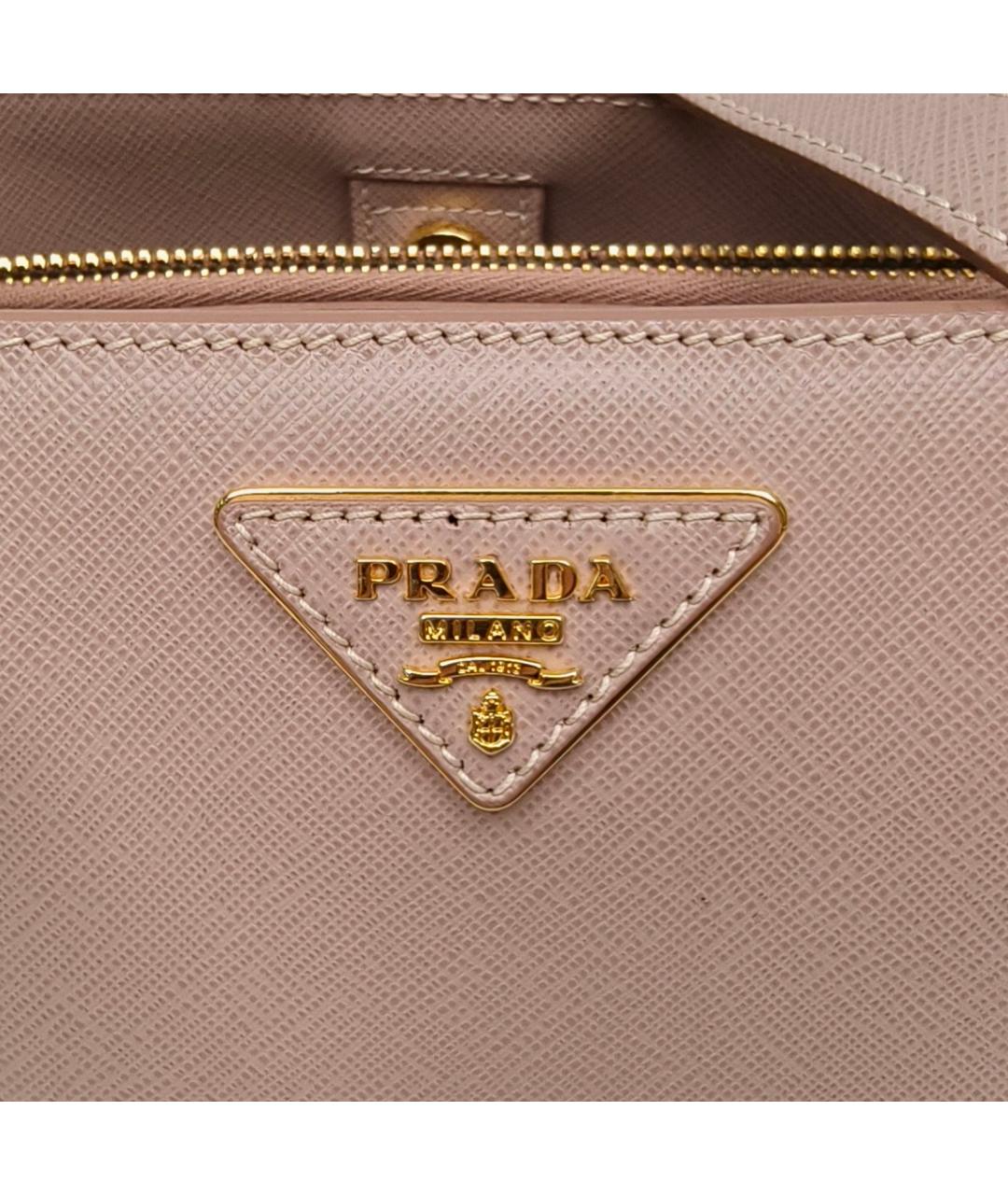 PRADA Розовая кожаная сумка через плечо, фото 4