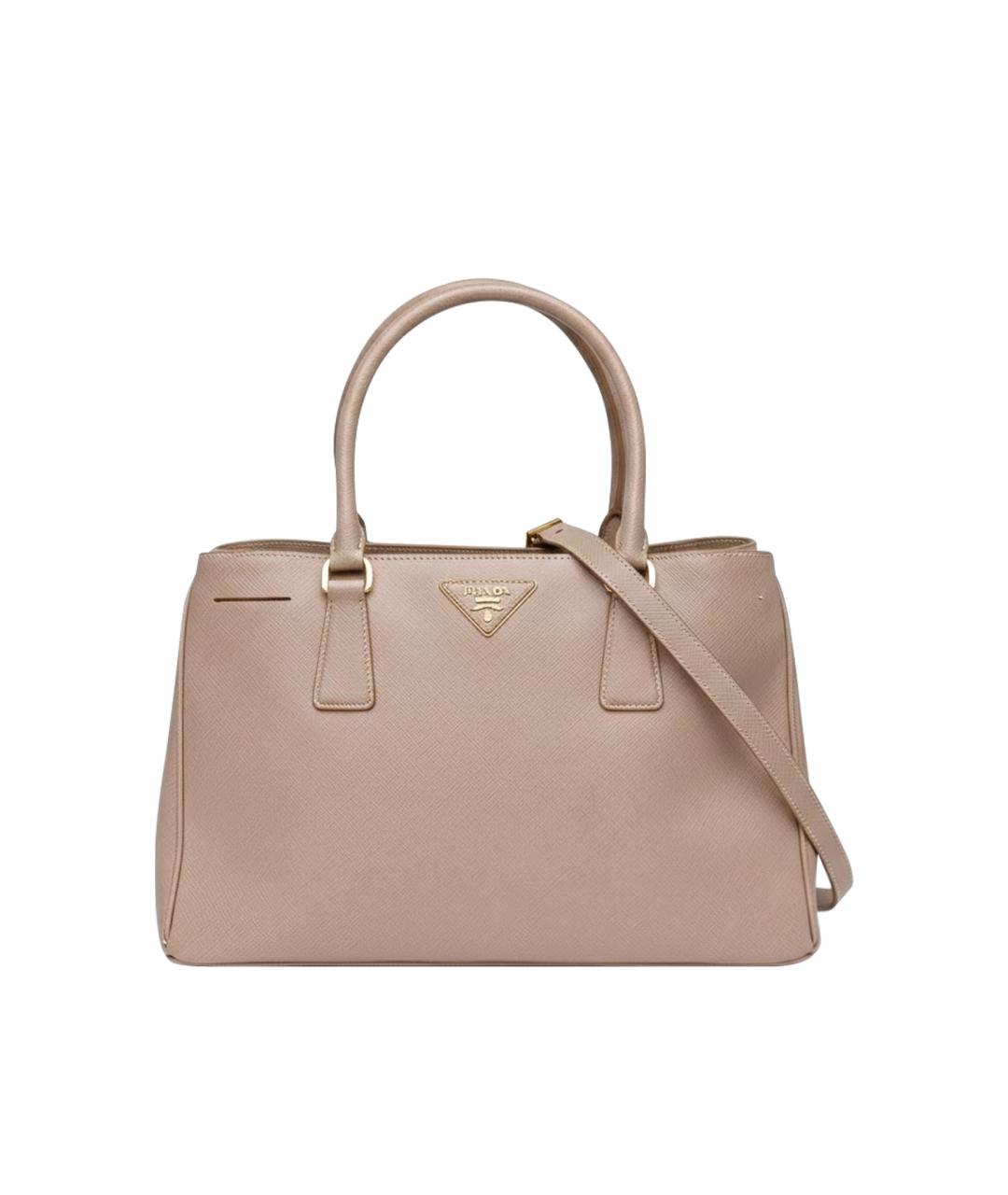 PRADA Розовая кожаная сумка через плечо, фото 1