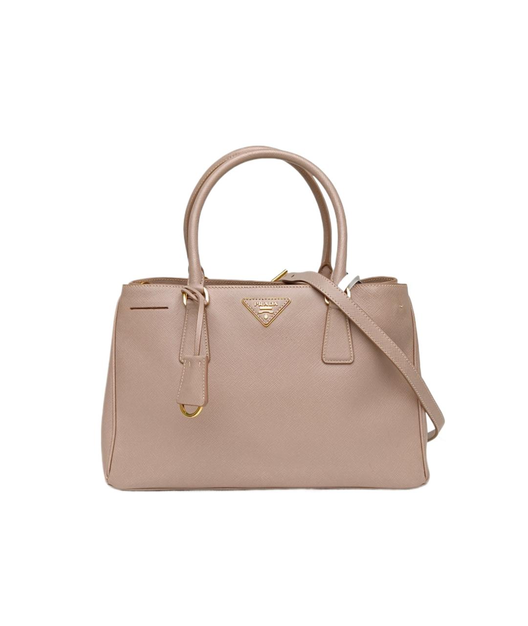 PRADA Розовая кожаная сумка через плечо, фото 7