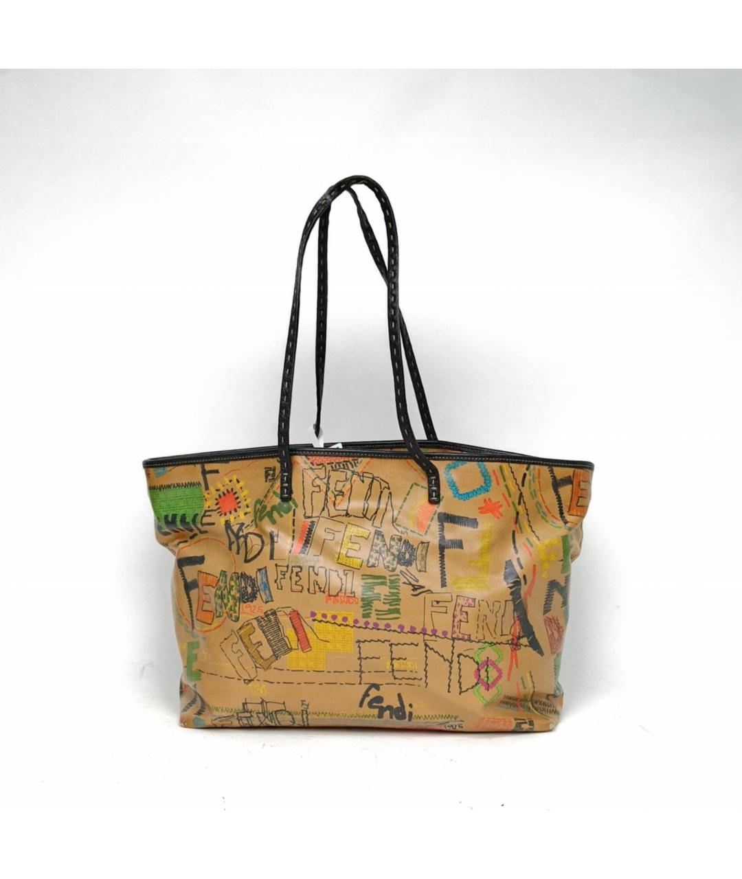 FENDI Коричневая сумка через плечо, фото 3