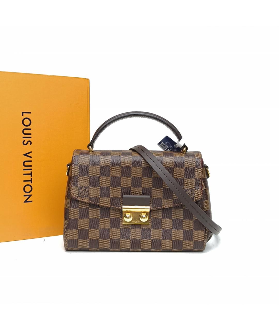 LOUIS VUITTON Коричневая сумка с короткими ручками, фото 9