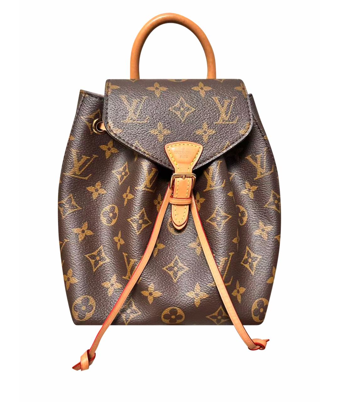 LOUIS VUITTON Коричневый рюкзак, фото 1