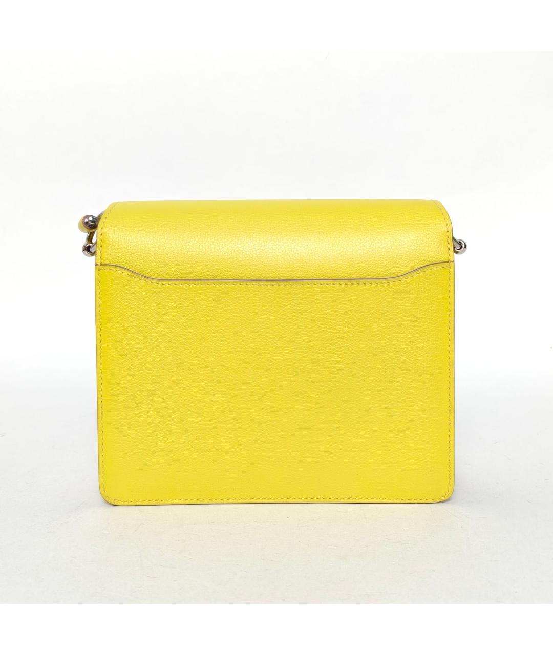 HERMES Желтая сумка через плечо, фото 4