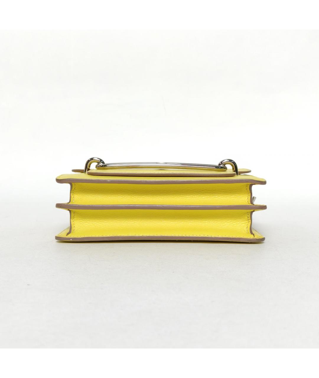 HERMES Желтая сумка через плечо, фото 6