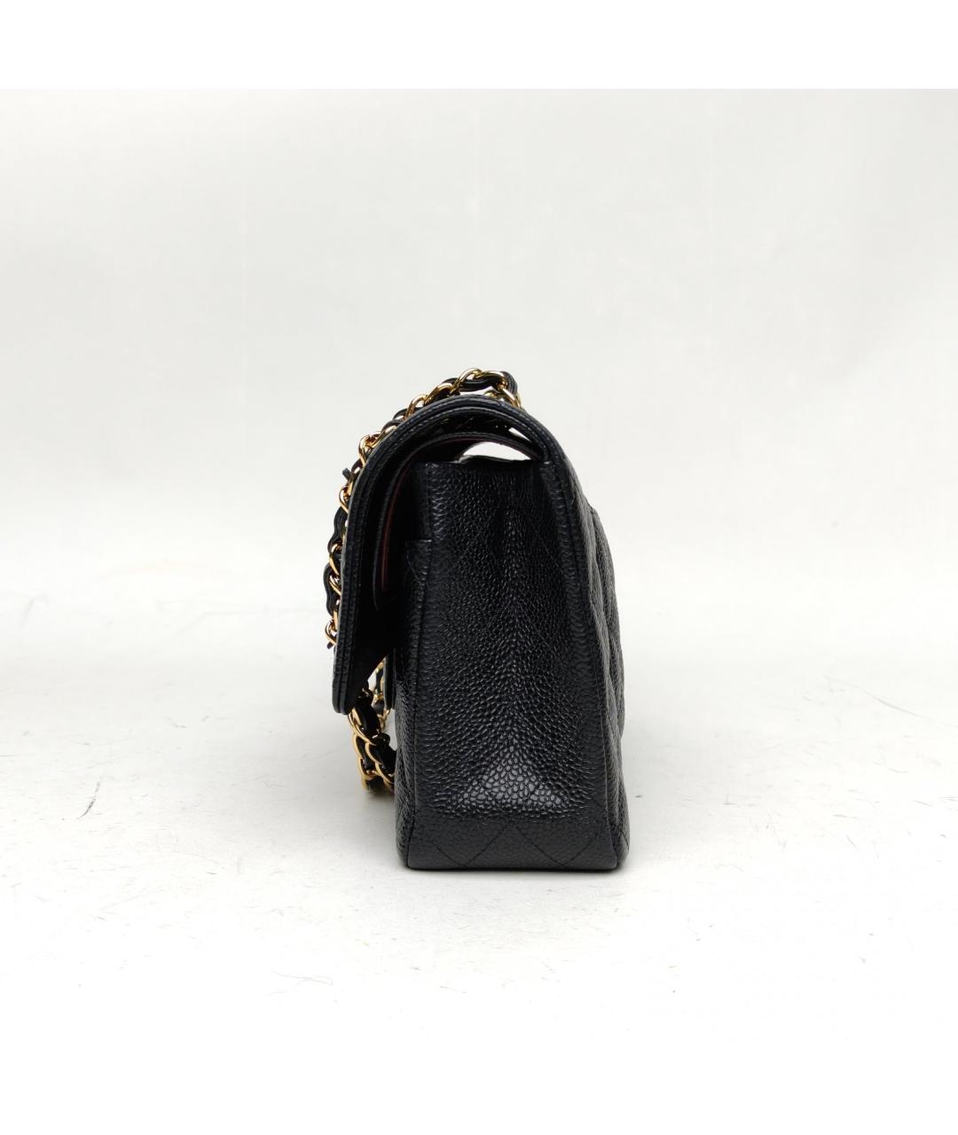 CHANEL Черная кожаная сумка через плечо, фото 5