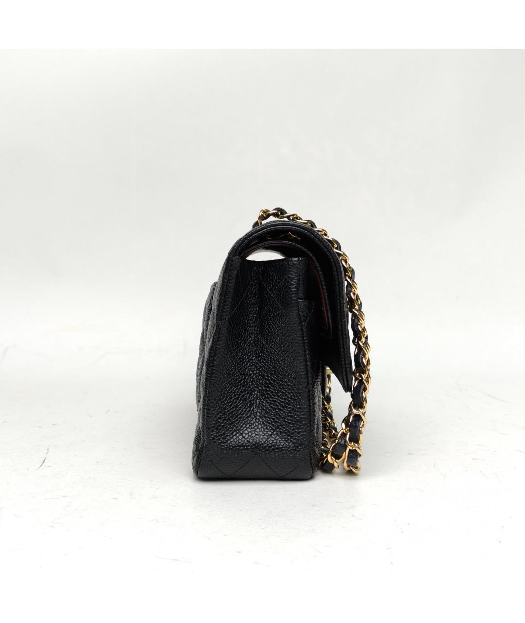 CHANEL Черная кожаная сумка через плечо, фото 3