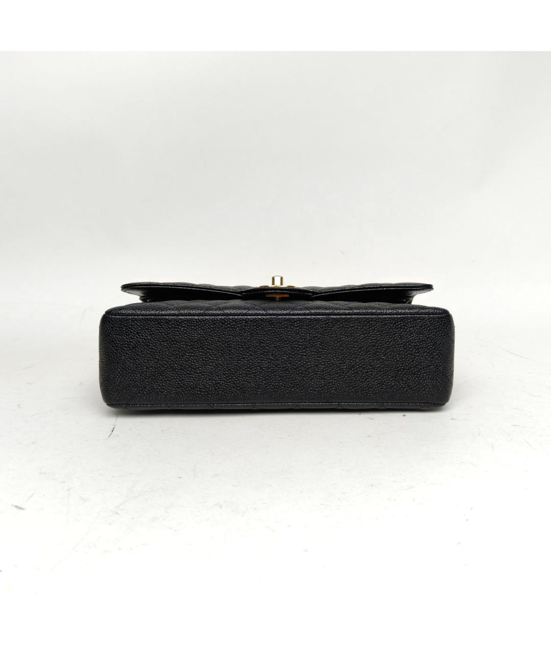 CHANEL Черная кожаная сумка через плечо, фото 6