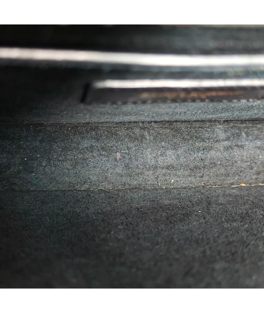 SAINT LAURENT Черная кожаная сумка через плечо, фото 8