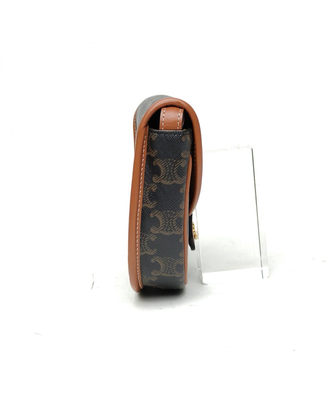 CELINE Коричневая сумка через плечо, фото 5