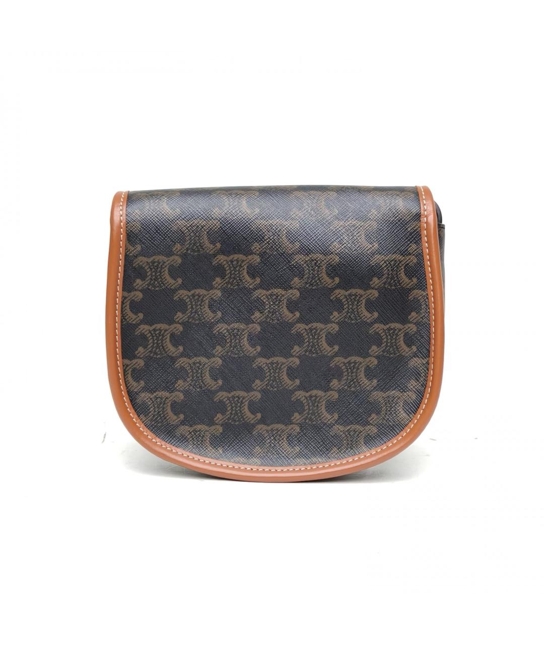 CELINE Коричневая сумка через плечо, фото 4