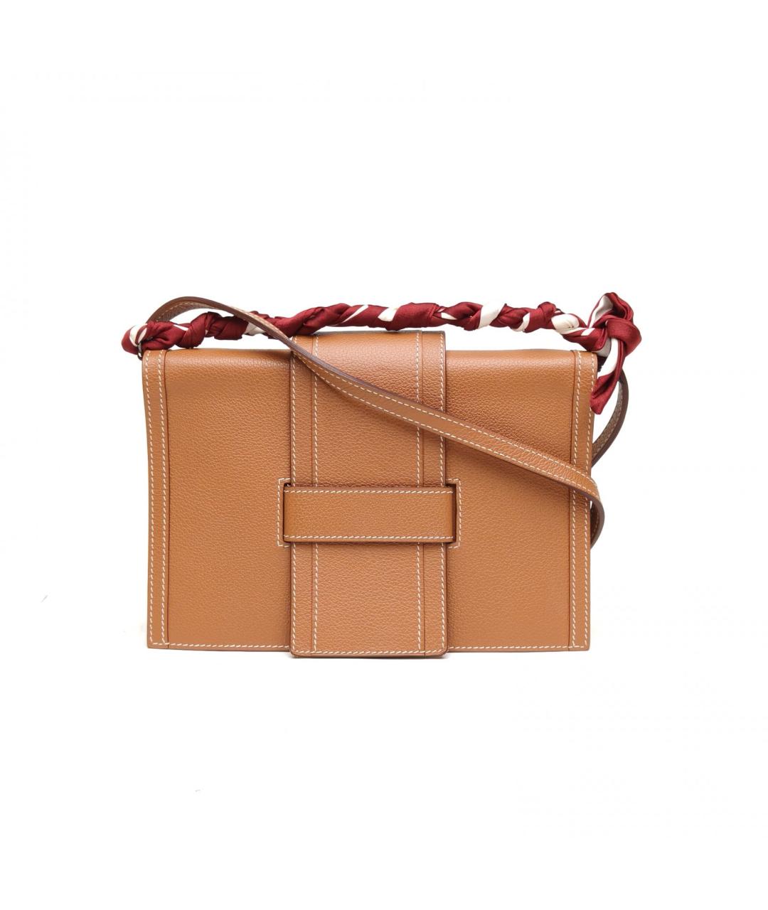 HERMES Коричневая кожаная сумка через плечо, фото 2