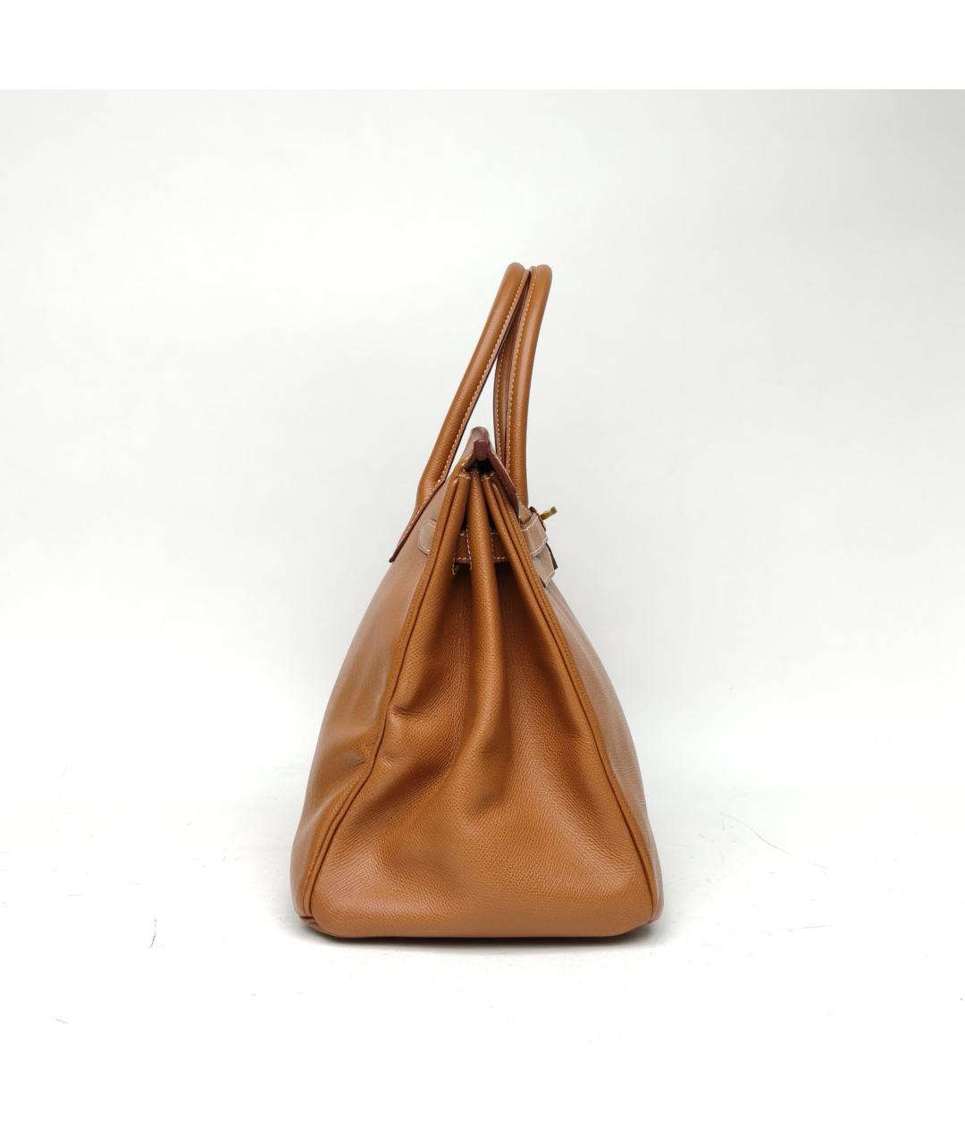 HERMES Коричневая сумка с короткими ручками, фото 5