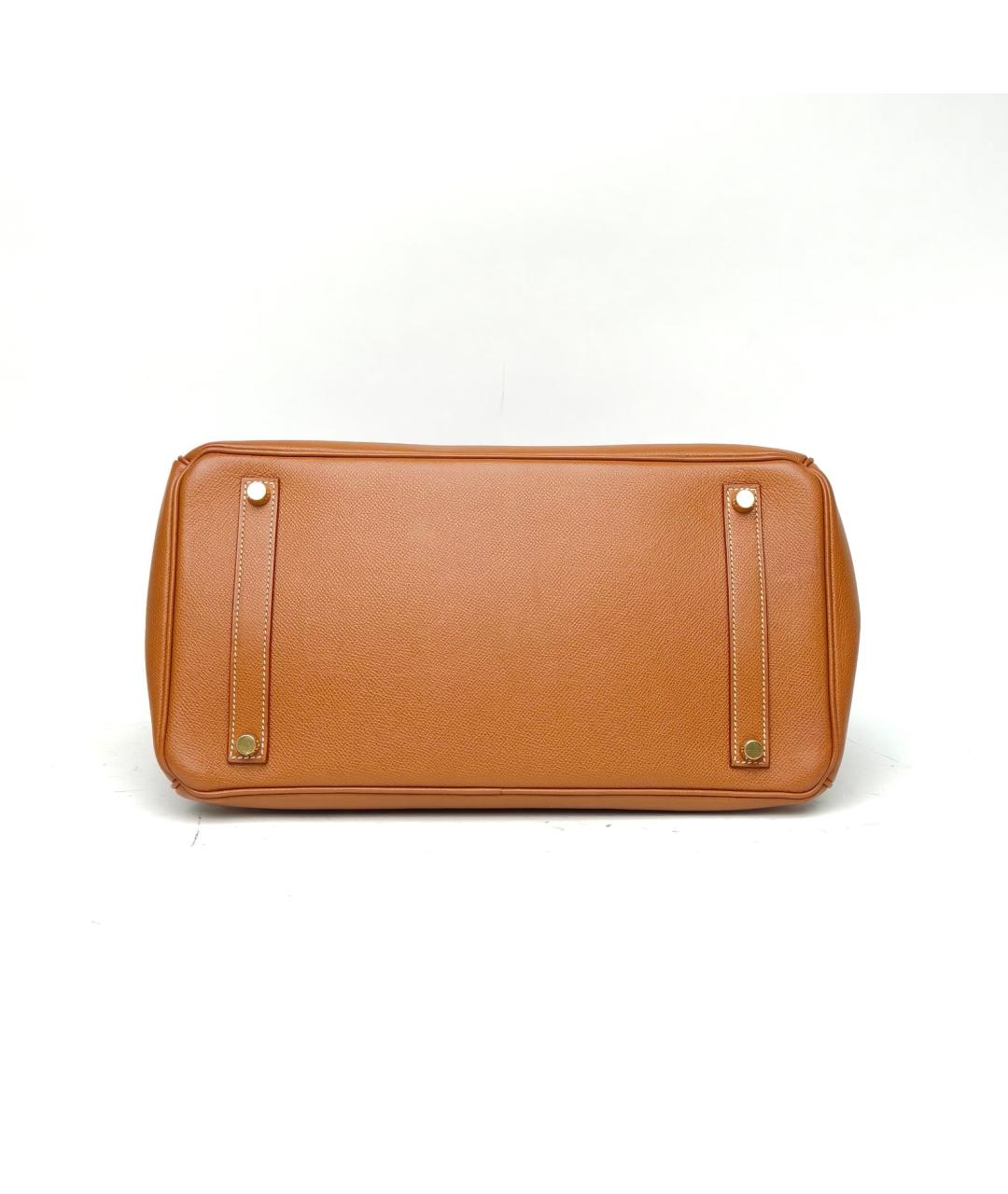 HERMES Коричневая сумка с короткими ручками, фото 6