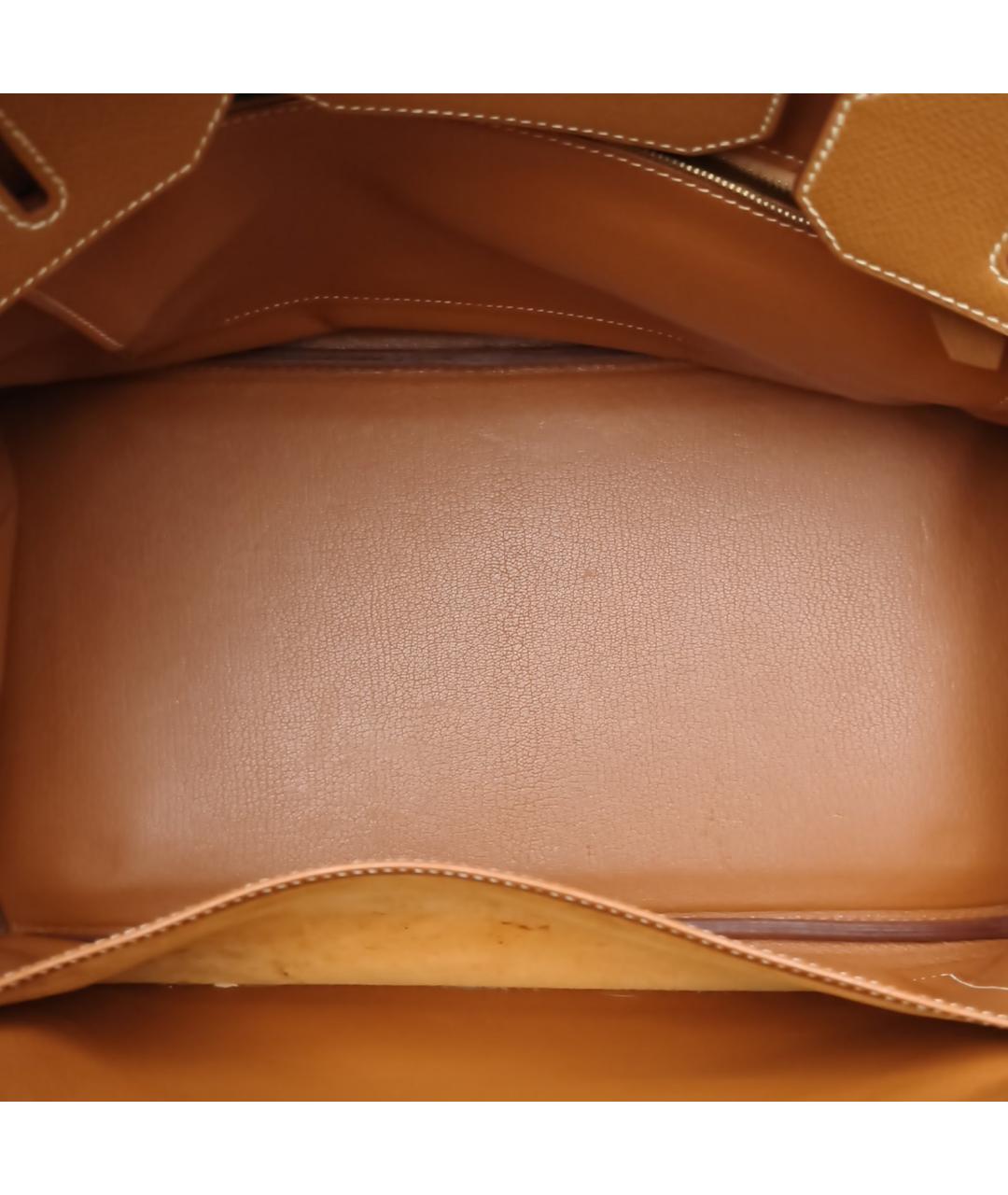 HERMES Коричневая сумка с короткими ручками, фото 8