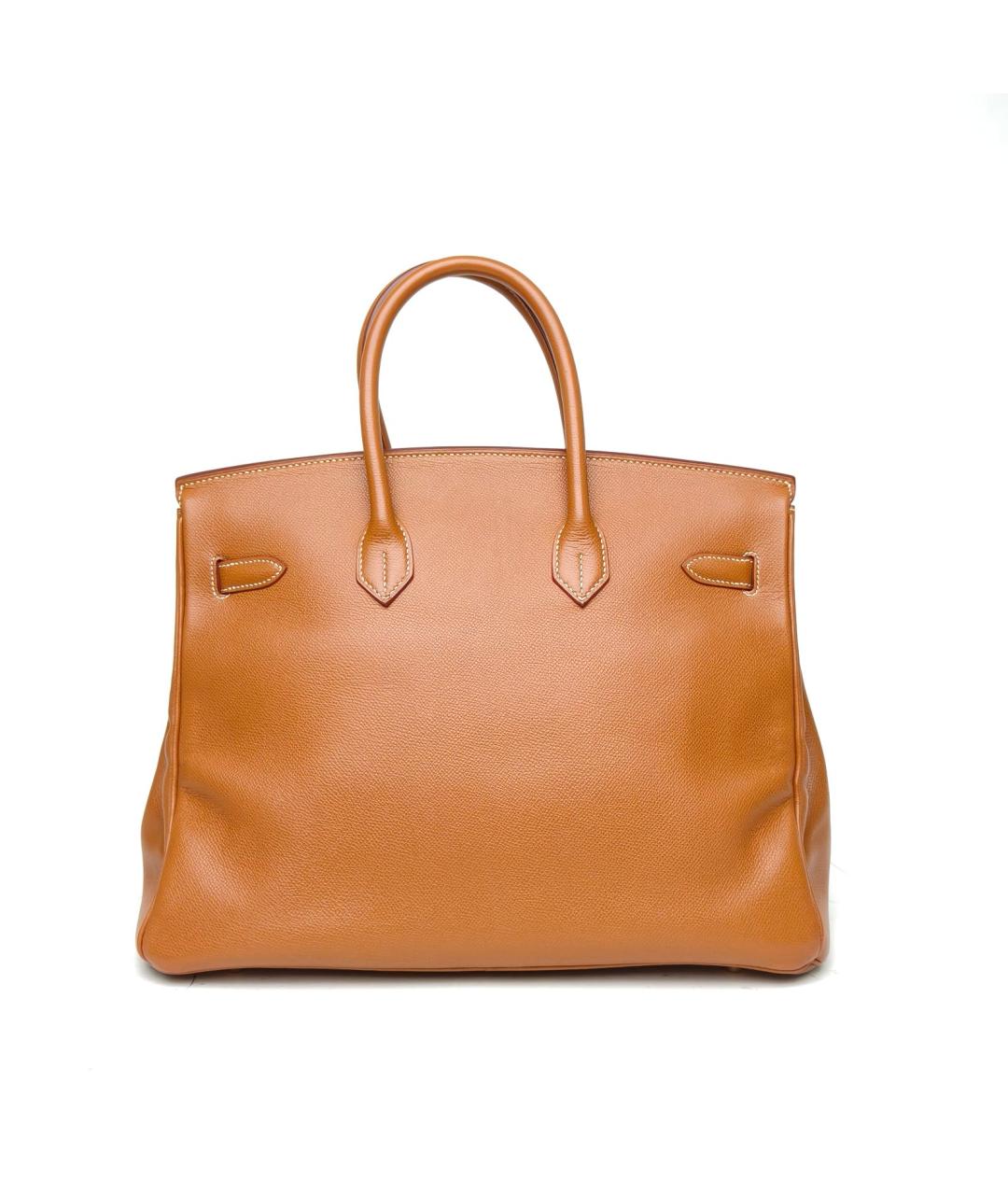 HERMES Коричневая сумка с короткими ручками, фото 4