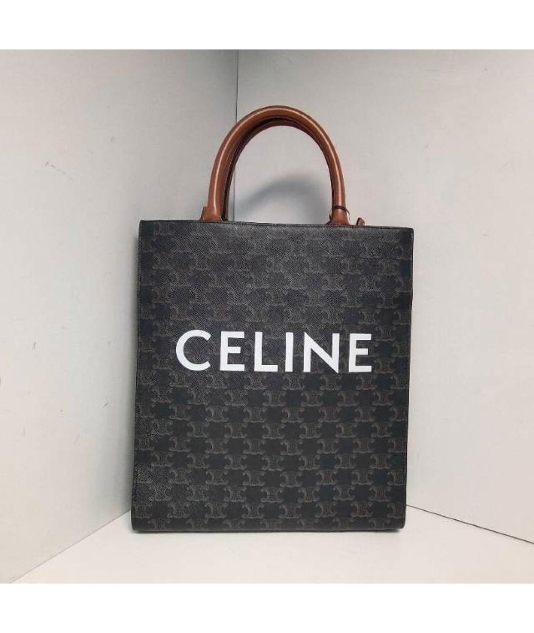 CELINE Коричневая сумка через плечо, фото 7