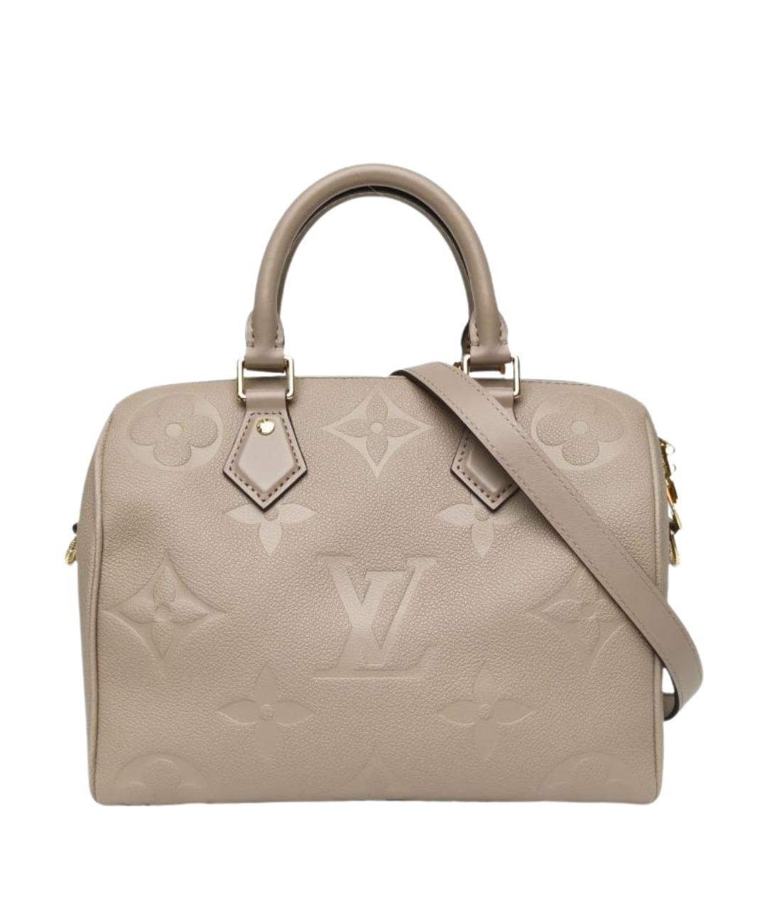 LOUIS VUITTON Бежевая кожаная сумка через плечо, фото 1