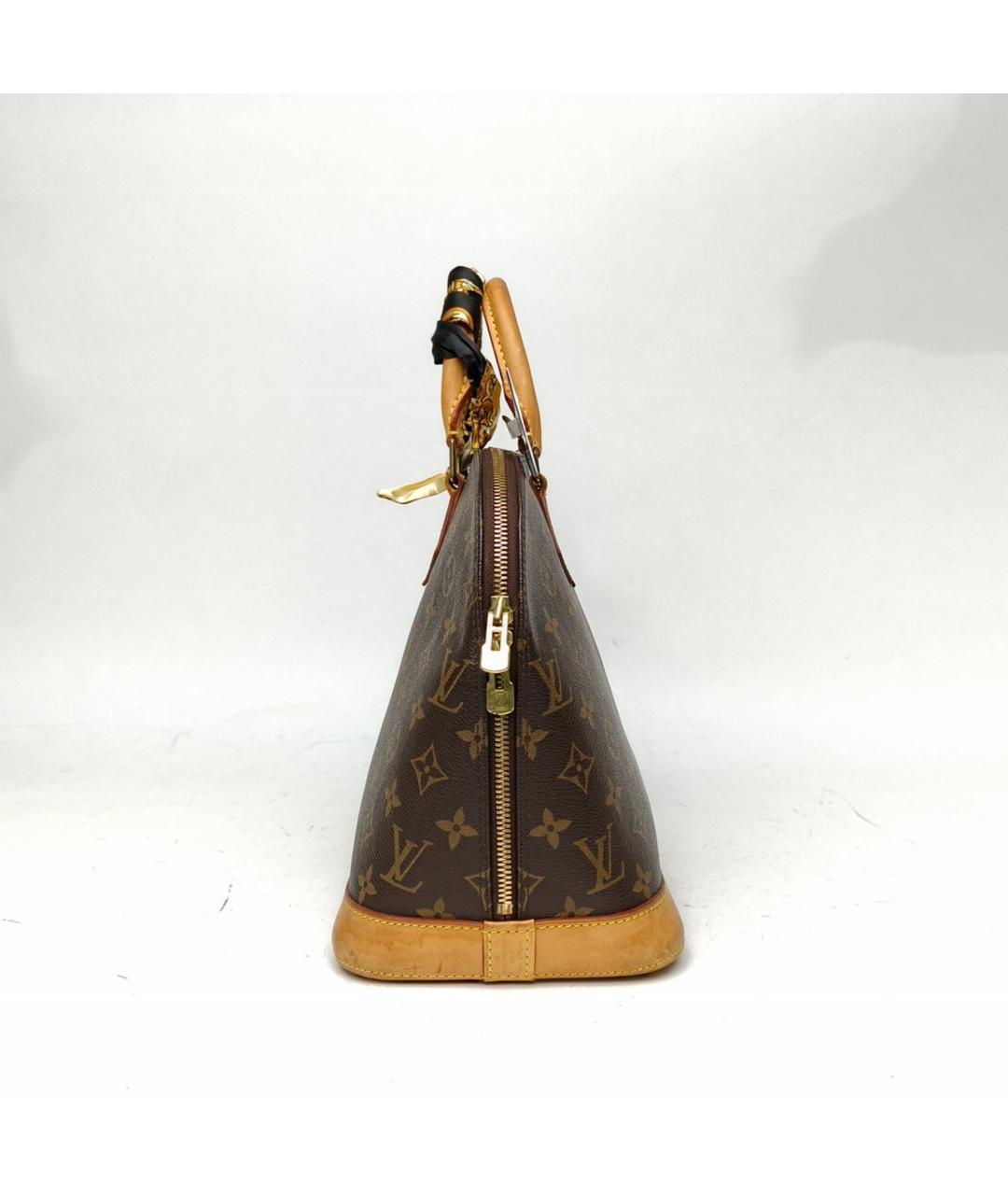 LOUIS VUITTON Коричневая сумка с короткими ручками, фото 2