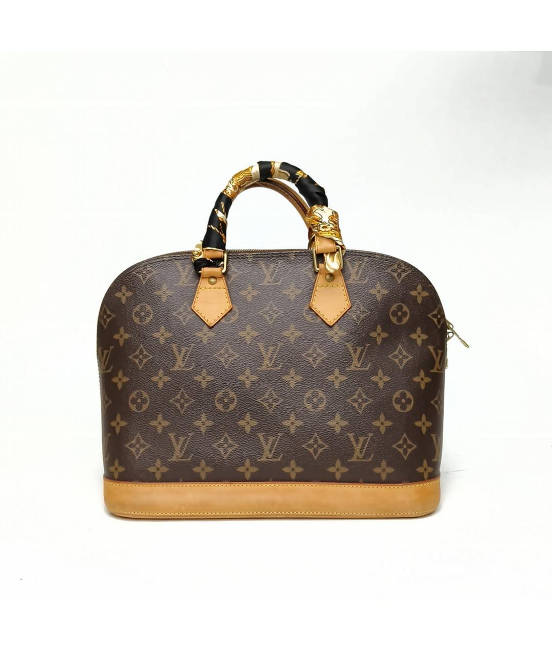 LOUIS VUITTON Коричневая сумка с короткими ручками, фото 7