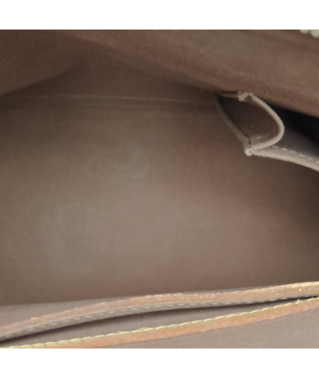 LOUIS VUITTON Коричневая сумка с короткими ручками, фото 6
