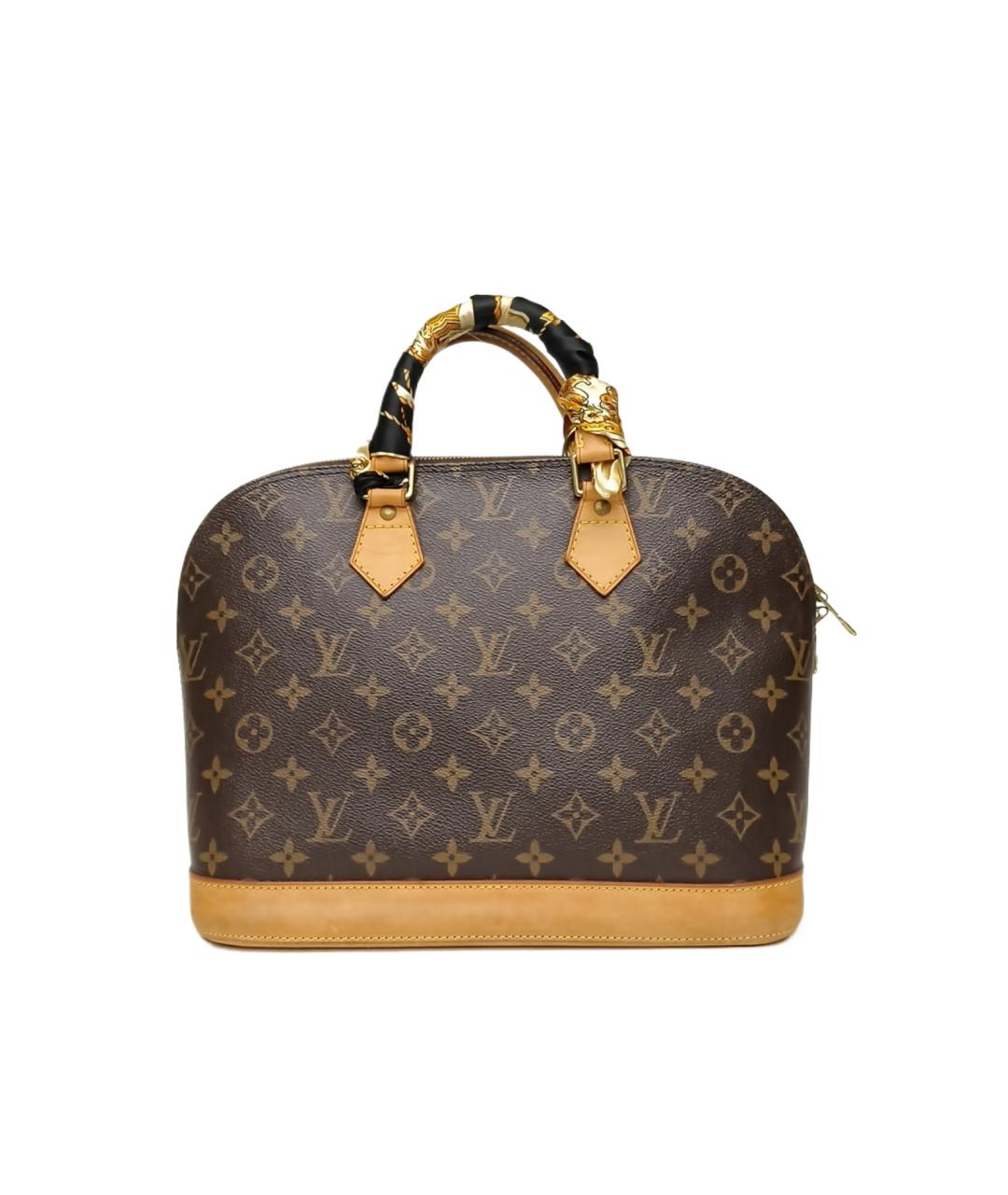 LOUIS VUITTON Коричневая сумка с короткими ручками, фото 9