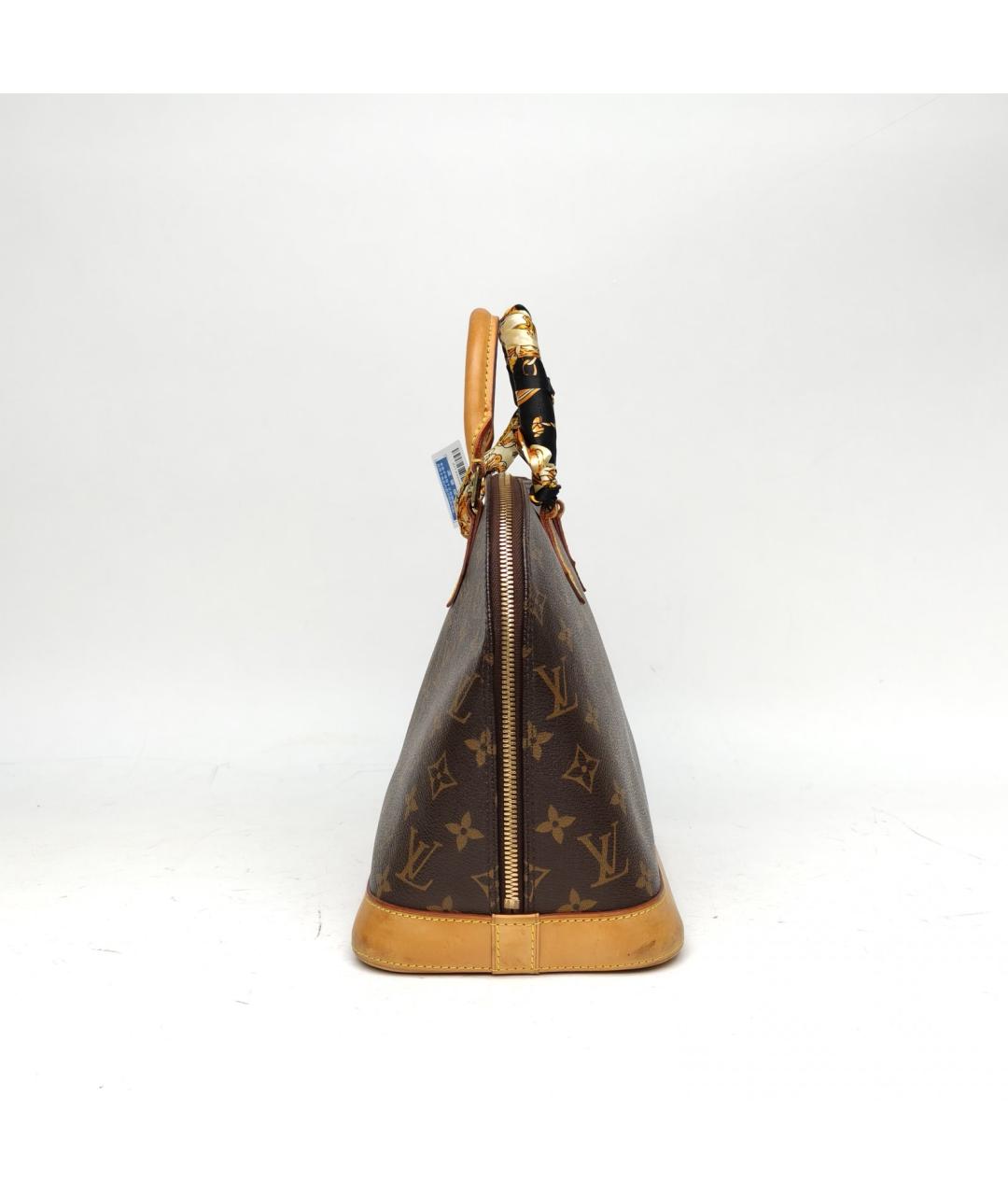 LOUIS VUITTON Коричневая сумка с короткими ручками, фото 4