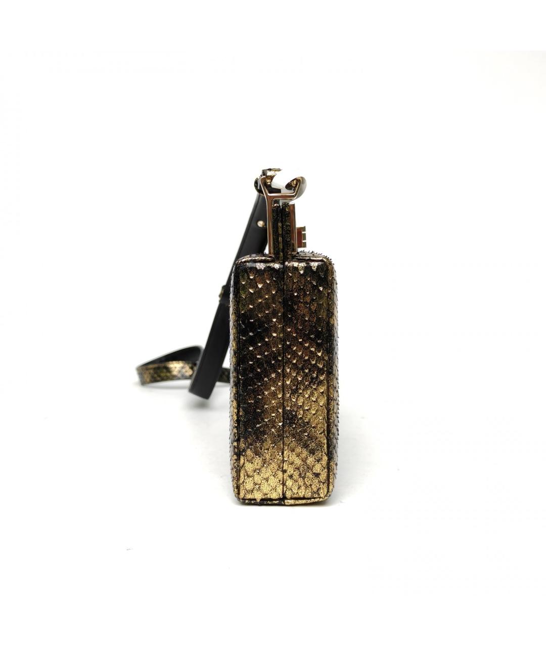 CHANEL Коричневая сумка через плечо из экзотической кожи, фото 3