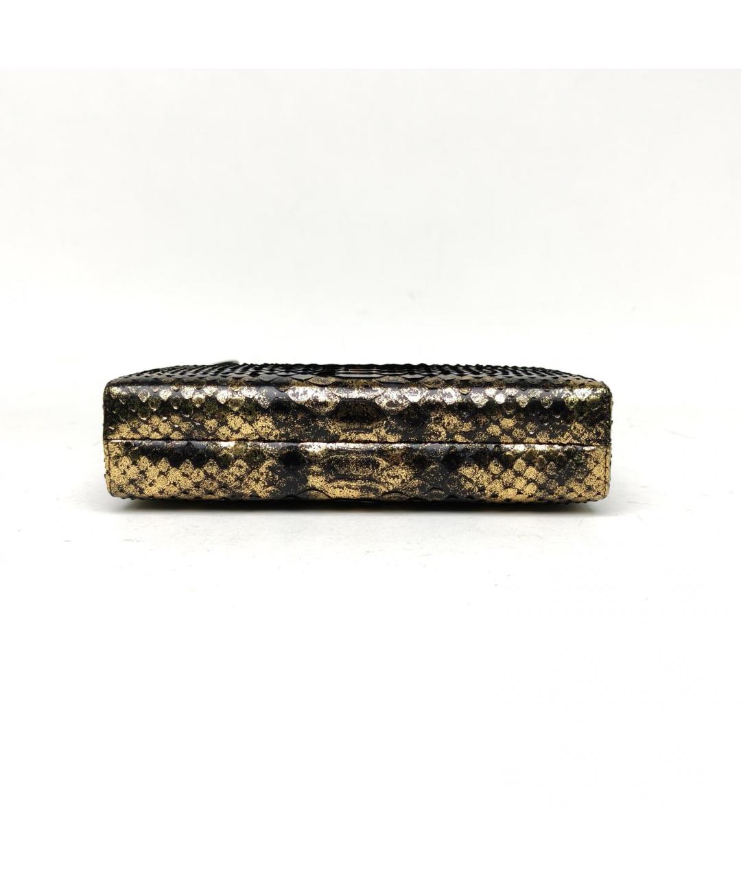 CHANEL Коричневая сумка через плечо из экзотической кожи, фото 4