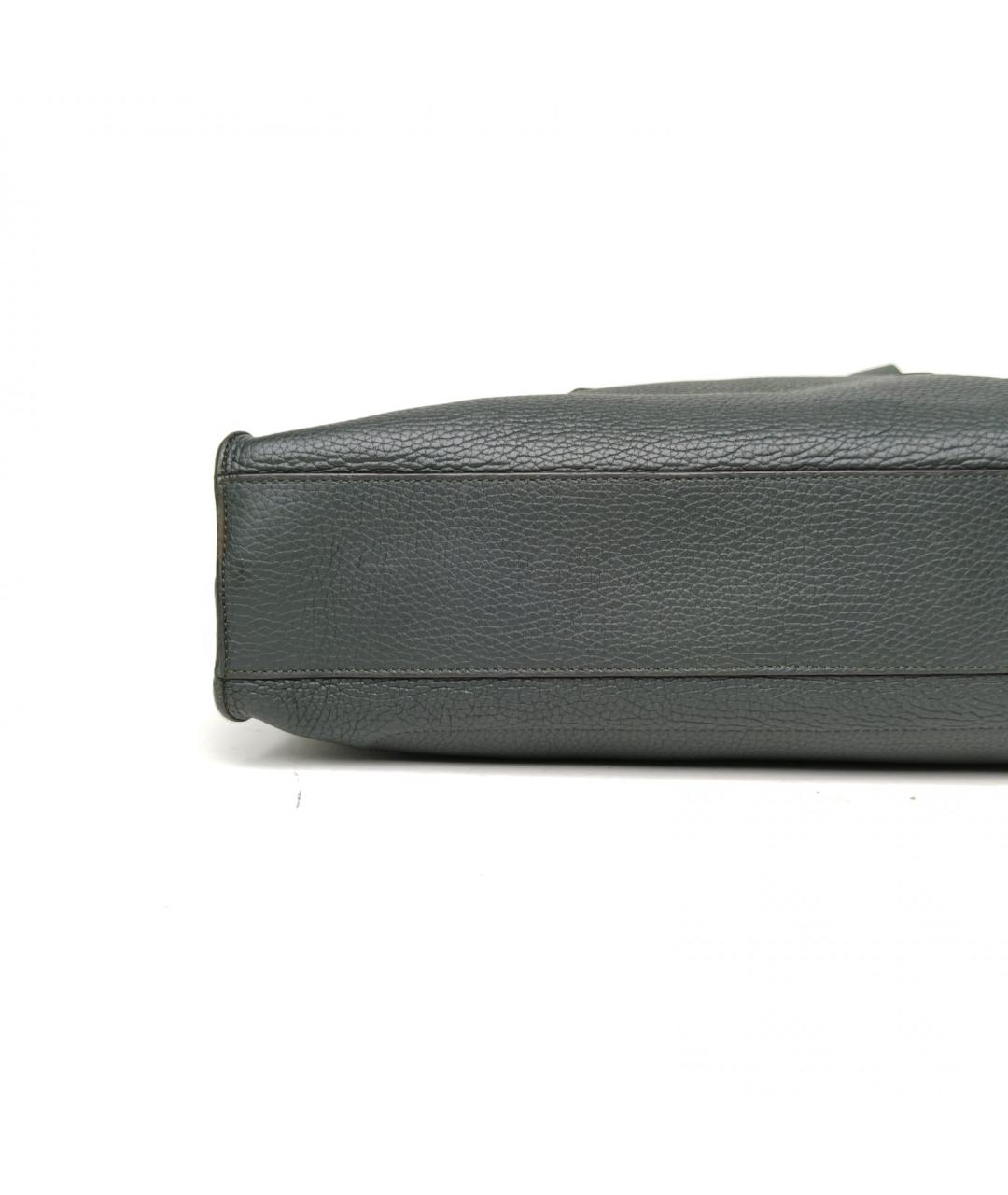 LOEWE Зеленая кожаная сумка через плечо, фото 6