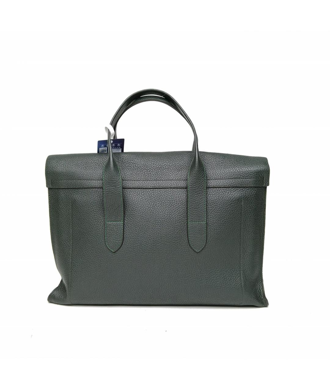 LOEWE Зеленая кожаная сумка через плечо, фото 4