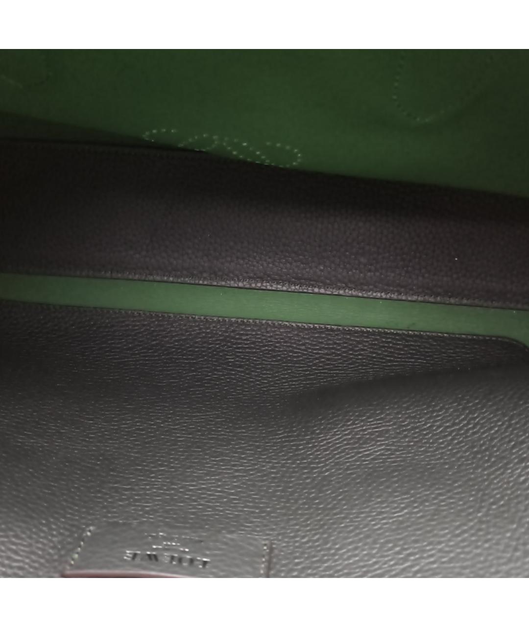 LOEWE Зеленая кожаная сумка через плечо, фото 8