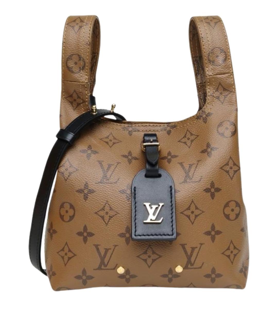 LOUIS VUITTON Коричневая сумка через плечо, фото 1