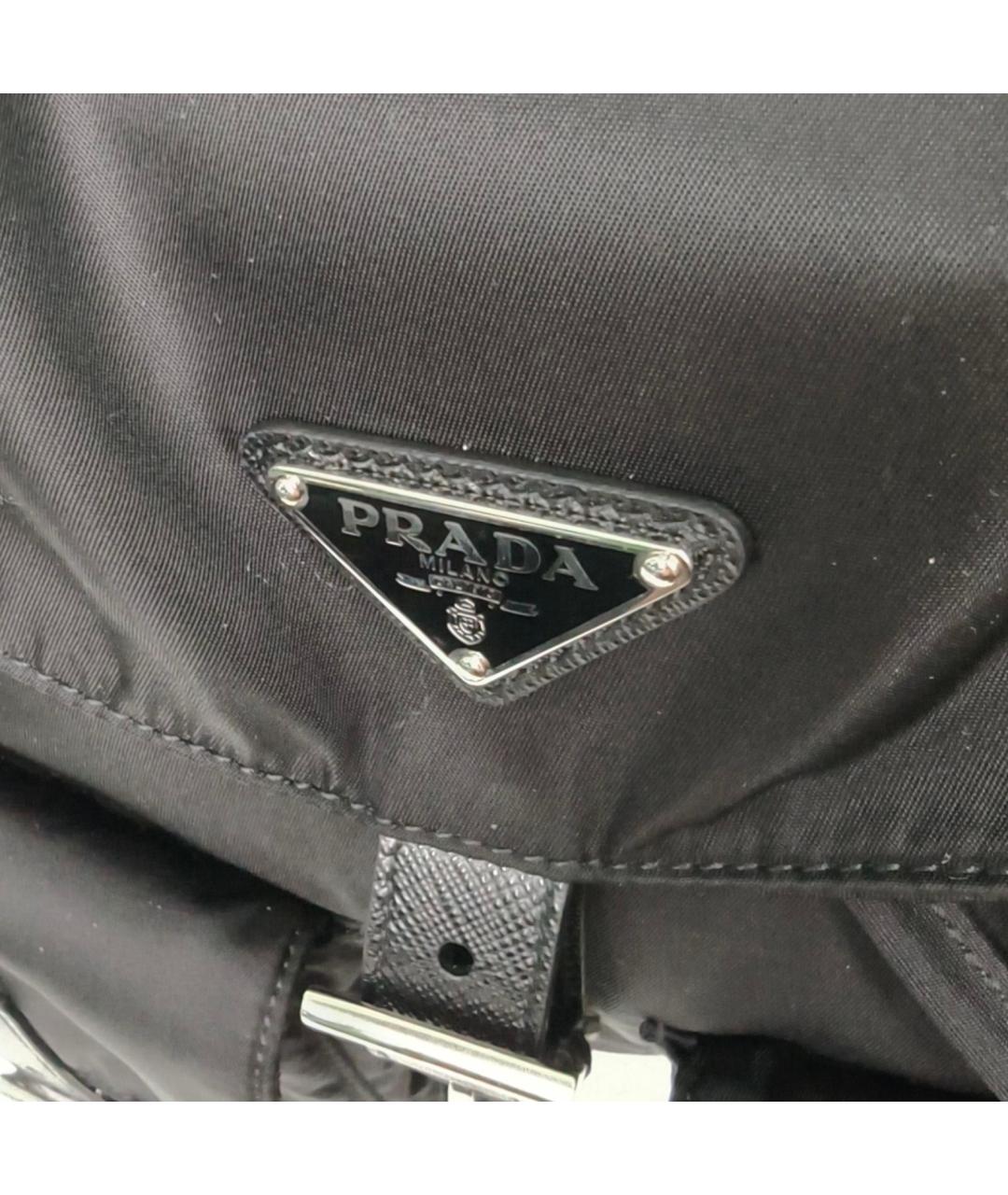 PRADA Черный рюкзак, фото 7