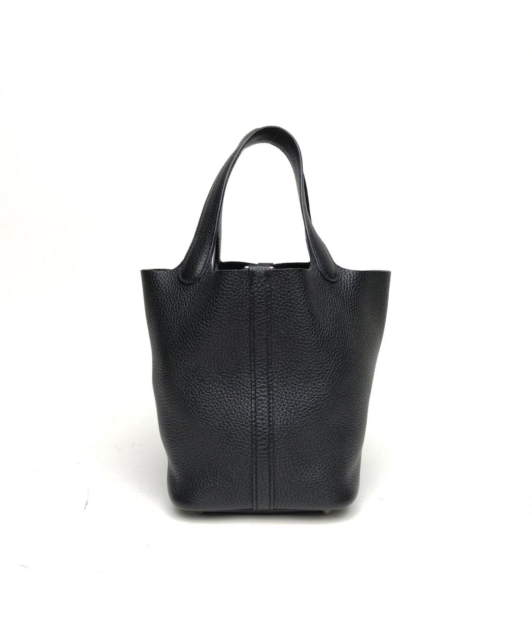 HERMES Черная сумка тоут, фото 4