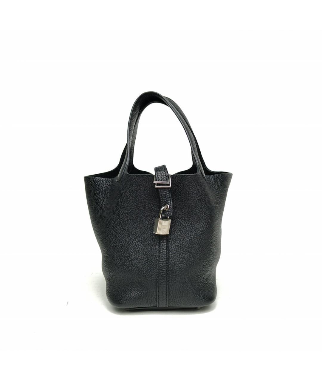 HERMES Черная сумка тоут, фото 2