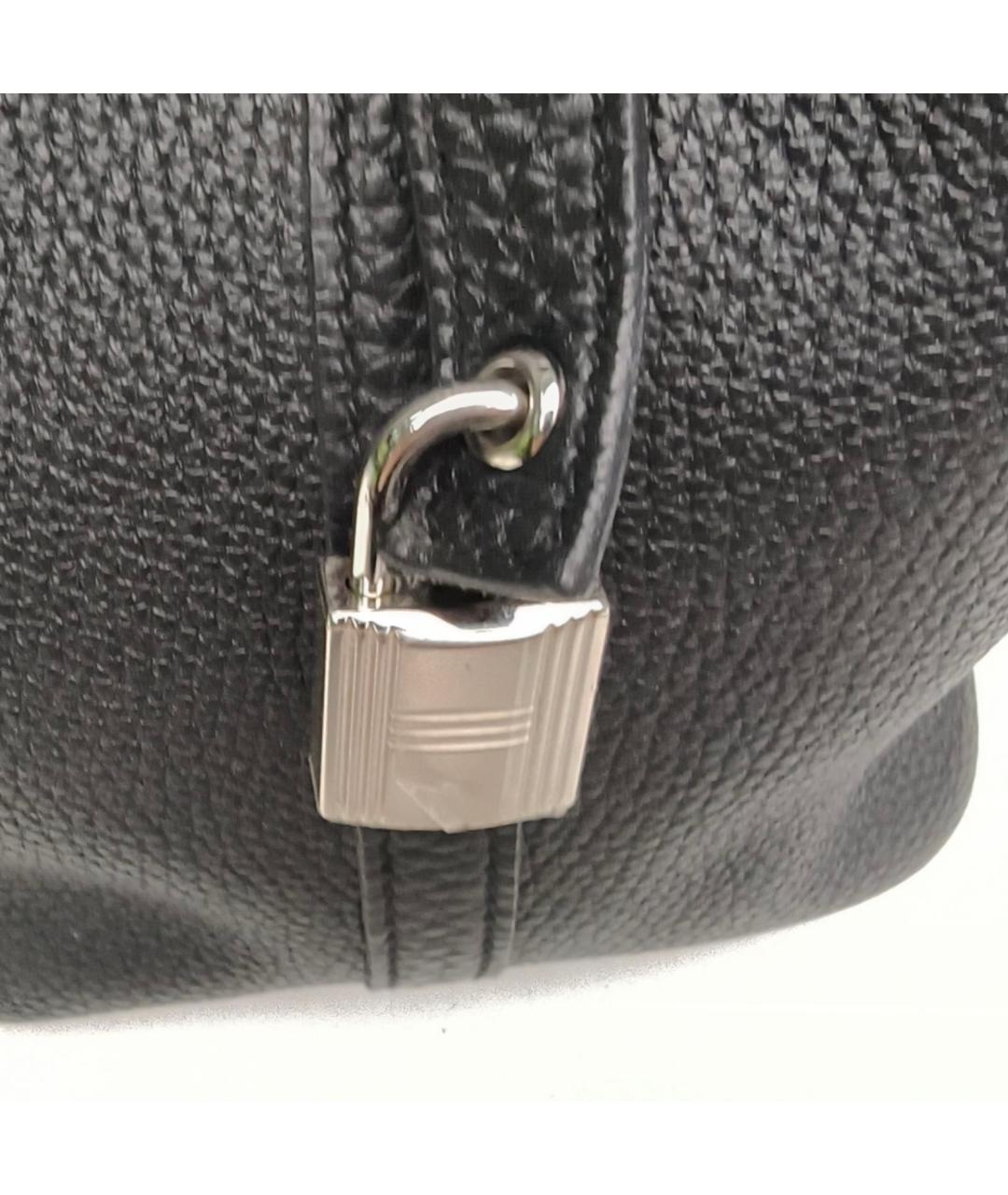 HERMES Черная сумка тоут, фото 8