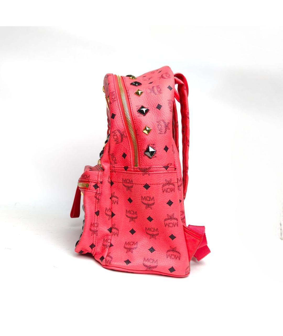 MCM Розовый рюкзак, фото 5