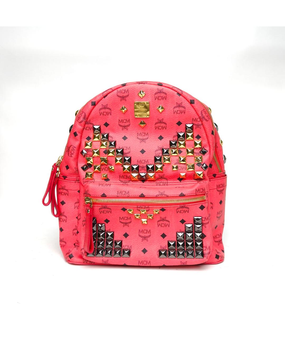 MCM Розовый рюкзак, фото 2