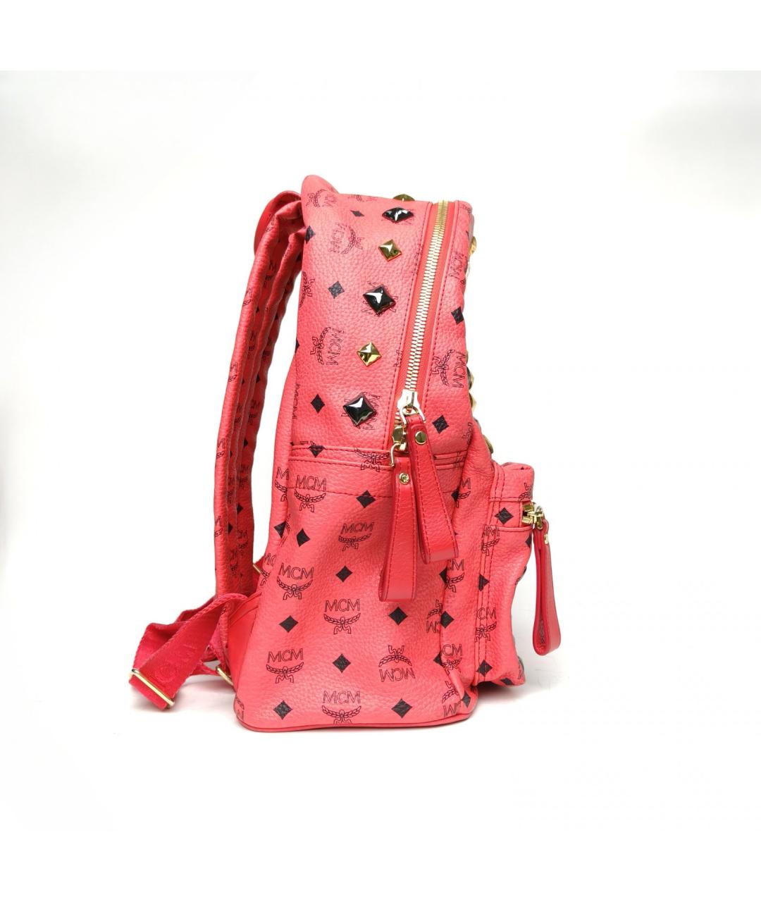 MCM Розовый рюкзак, фото 3